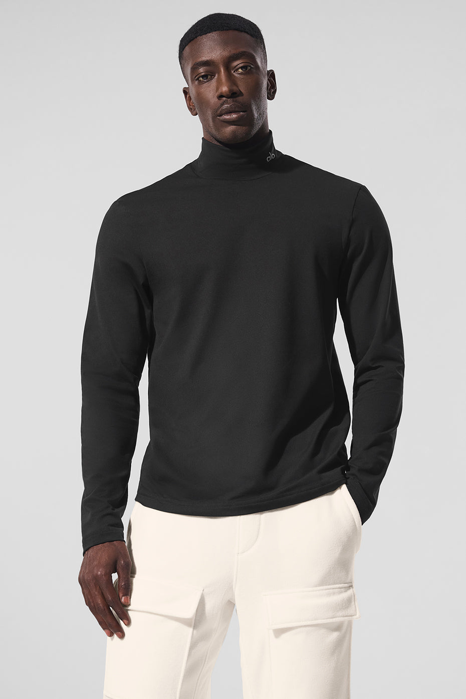Conquer Reform Mock Neck Long Sleeve - Black--0
