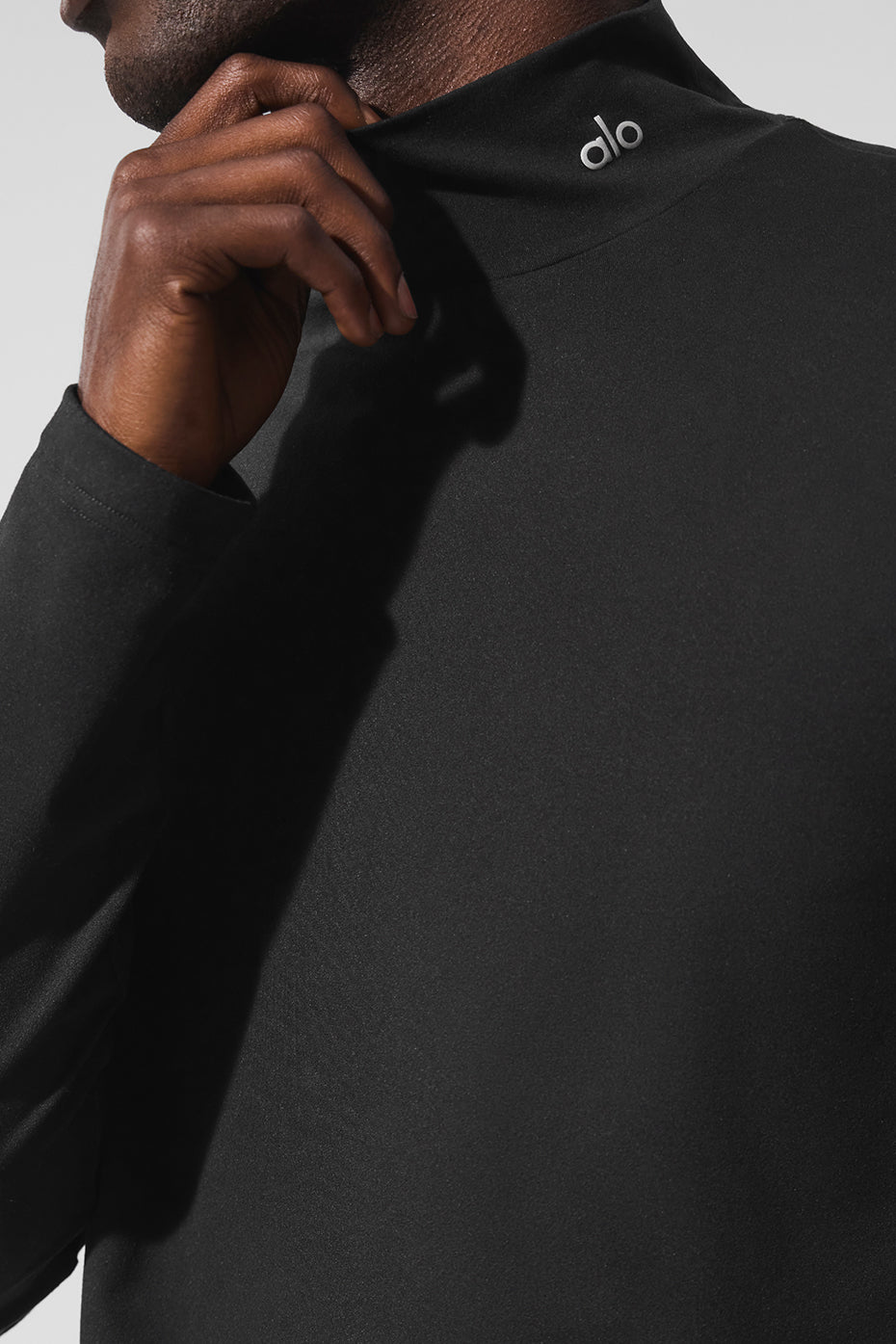 Conquer Reform Mock Neck Long Sleeve - Black--1