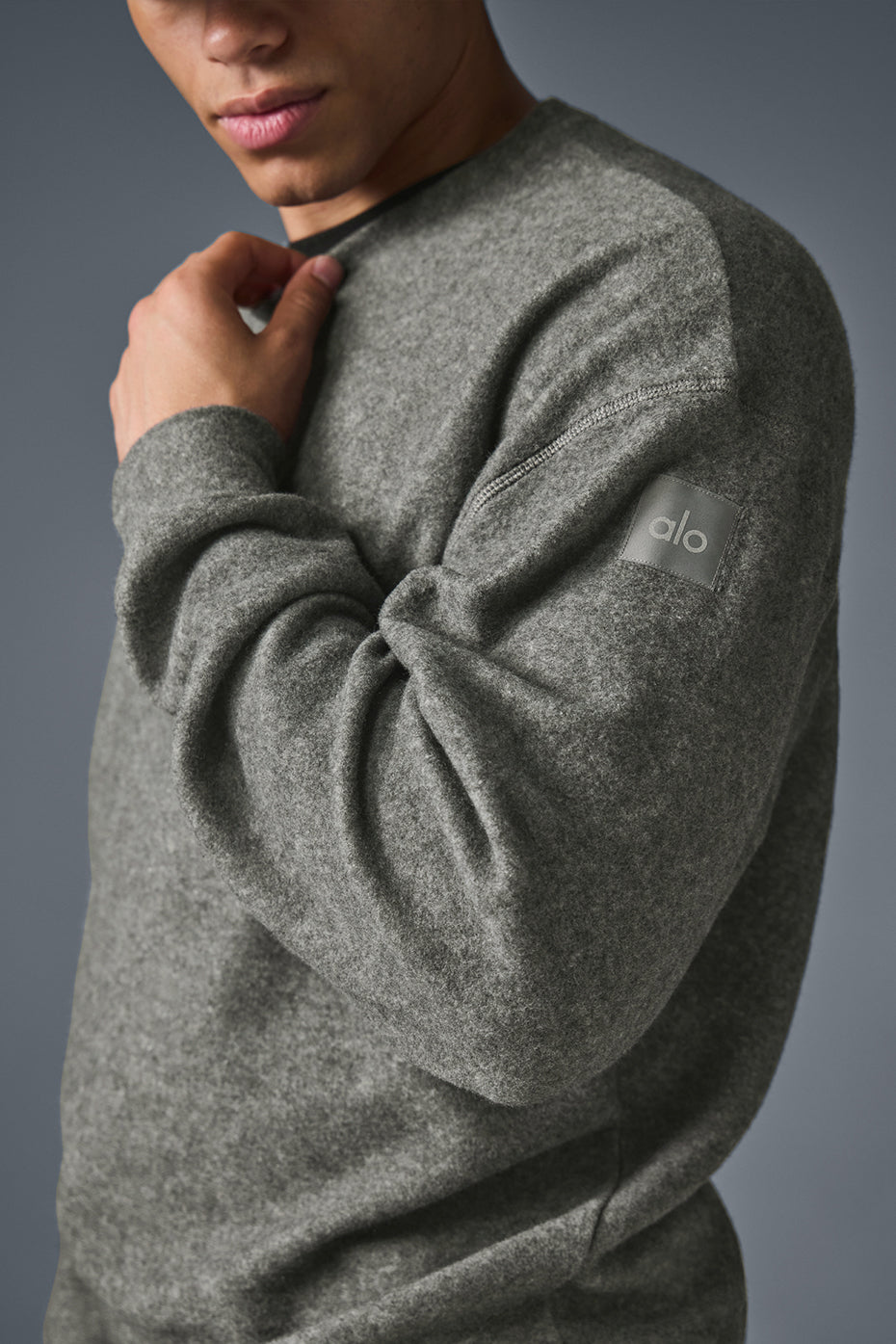 Triumph Restore Crew Neck Sweatshirt - Grey Triblend--3