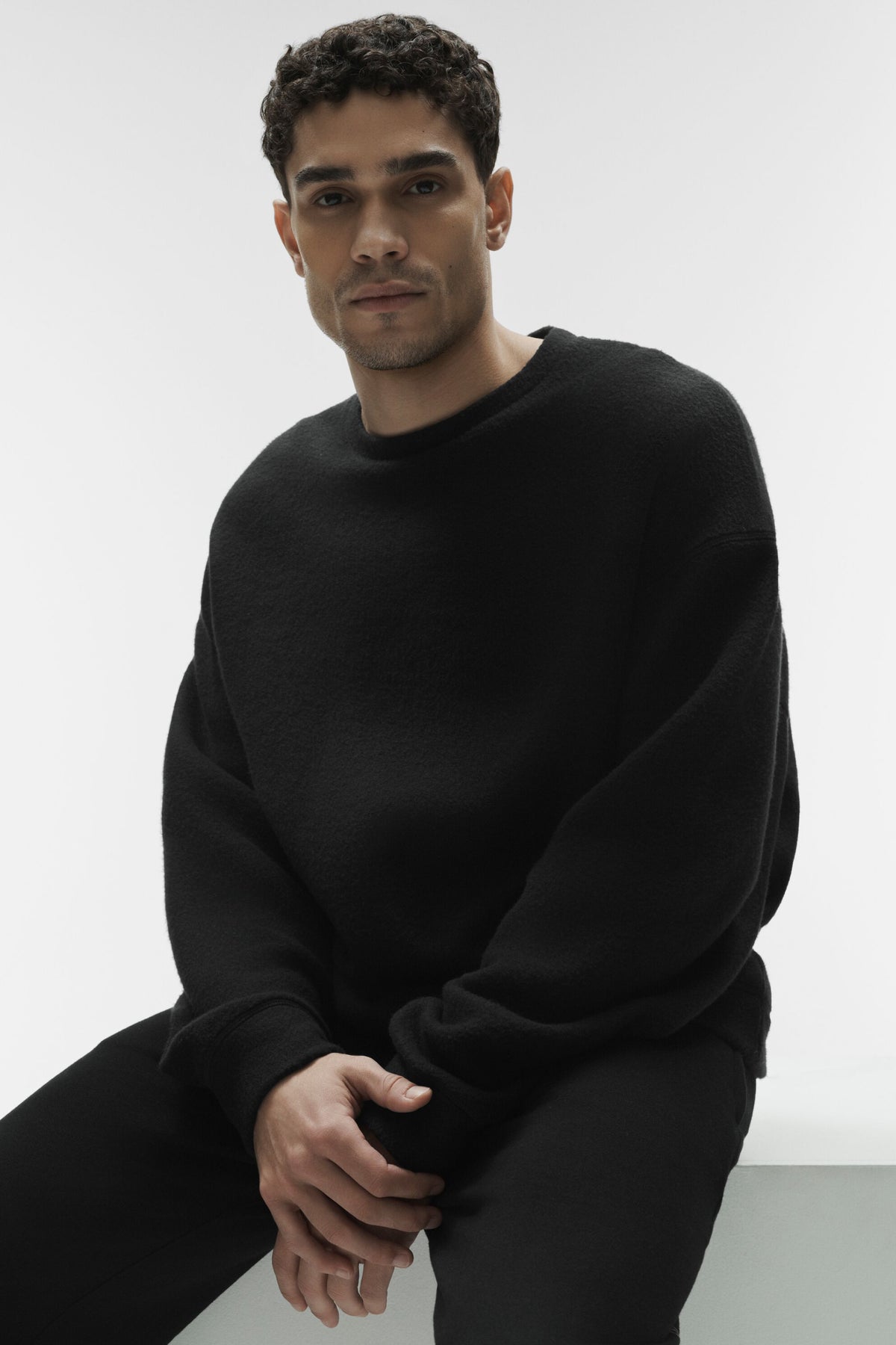 Triumph Restore Crew Neck Sweatshirt - Black--0
