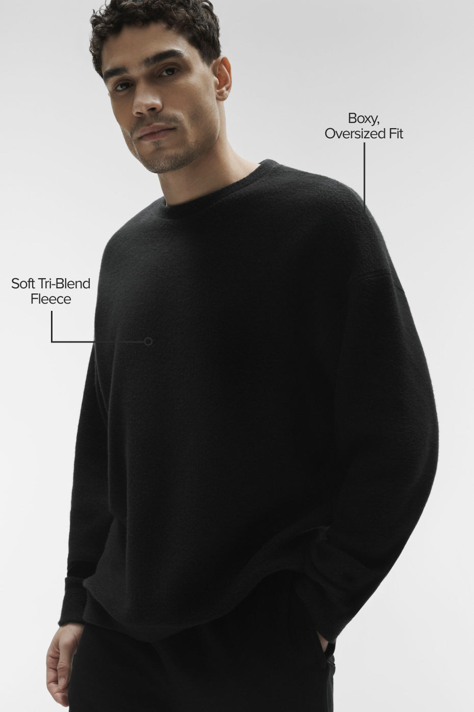 Triumph Restore Crew Neck Sweatshirt - Black--1