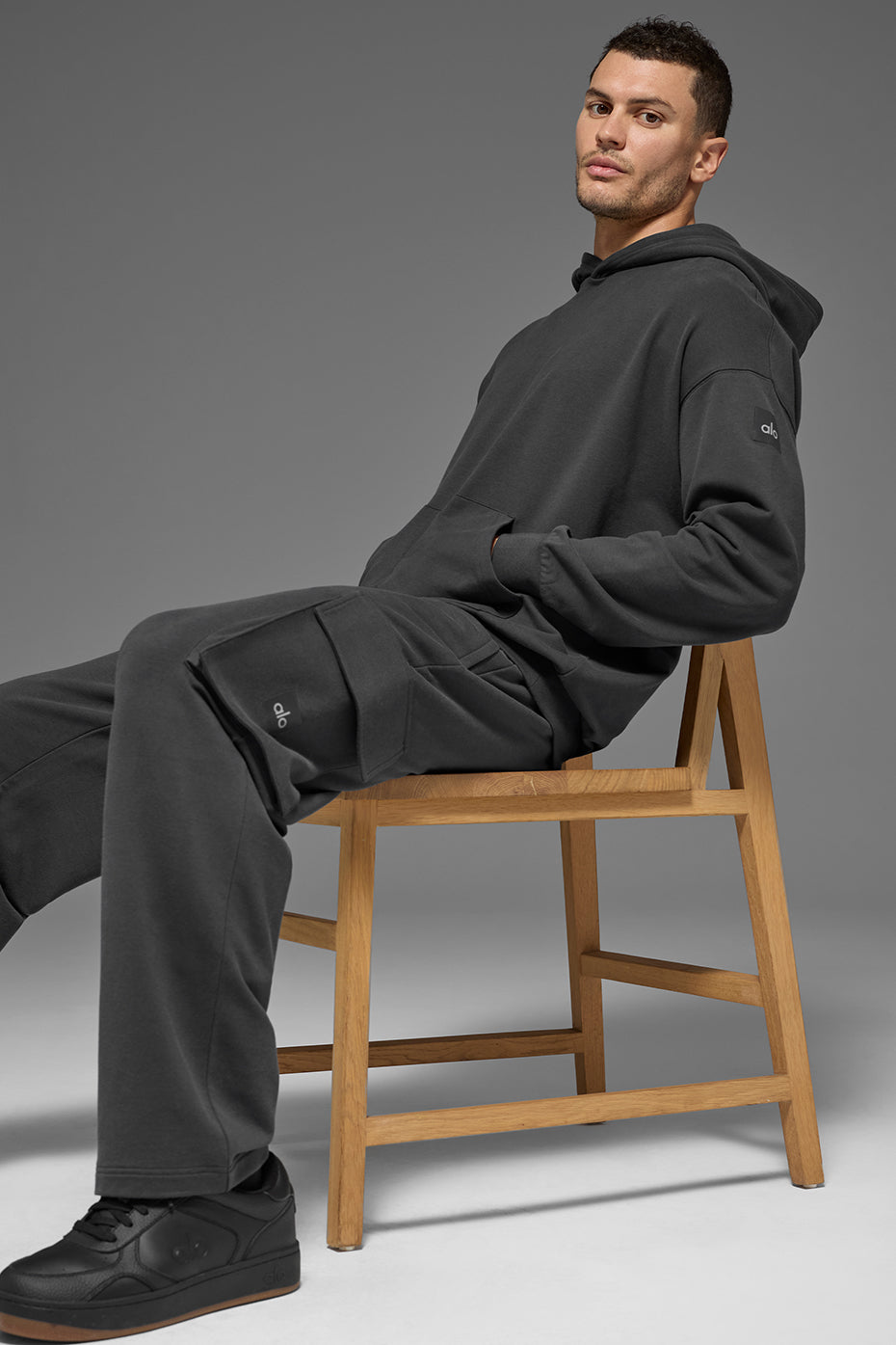 Double Take Hoodie - Anthracite--4