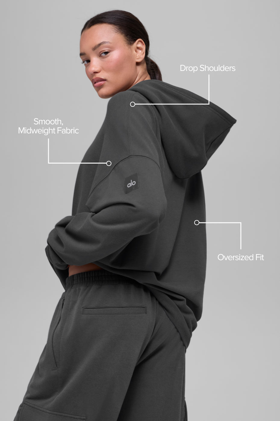 Double Take Hoodie - Anthracite--1