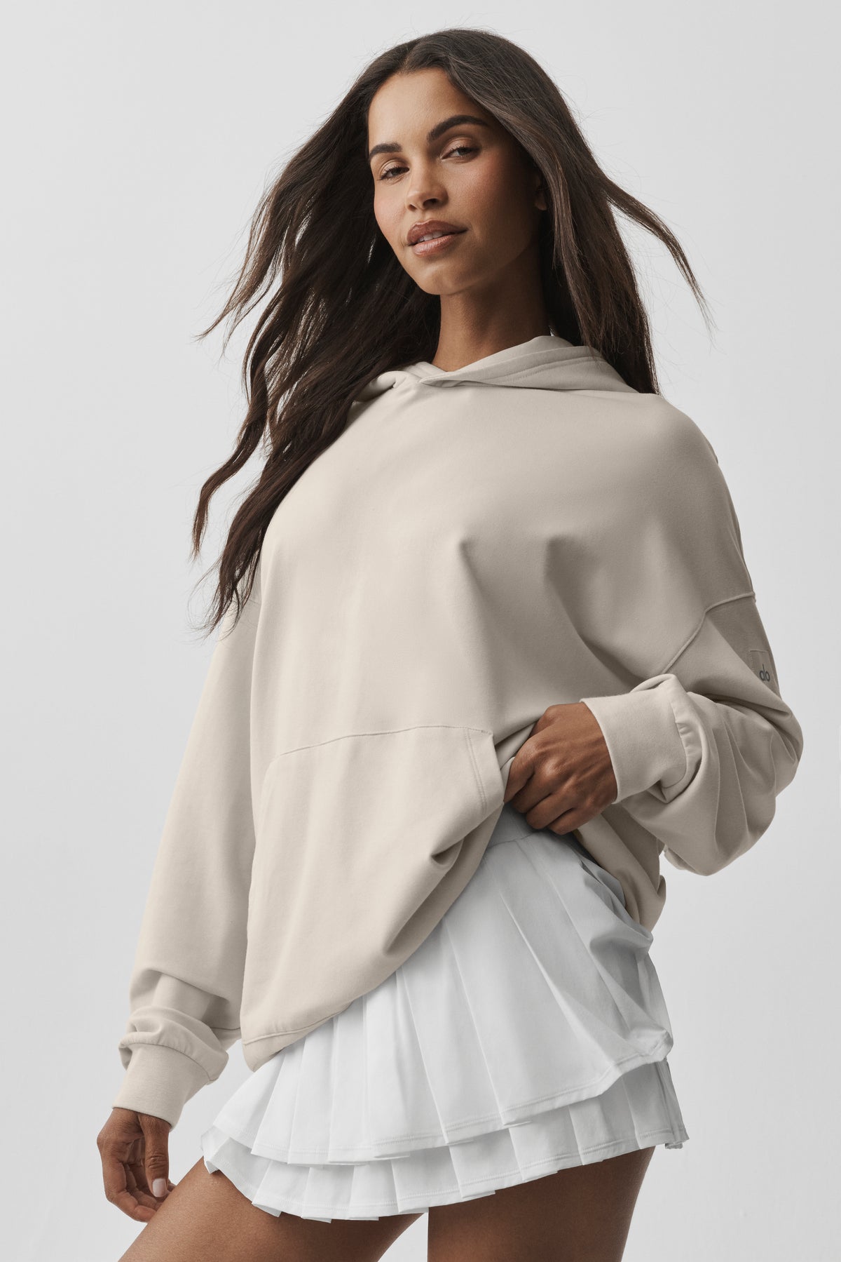 Double Take Hoodie - Bone--0
