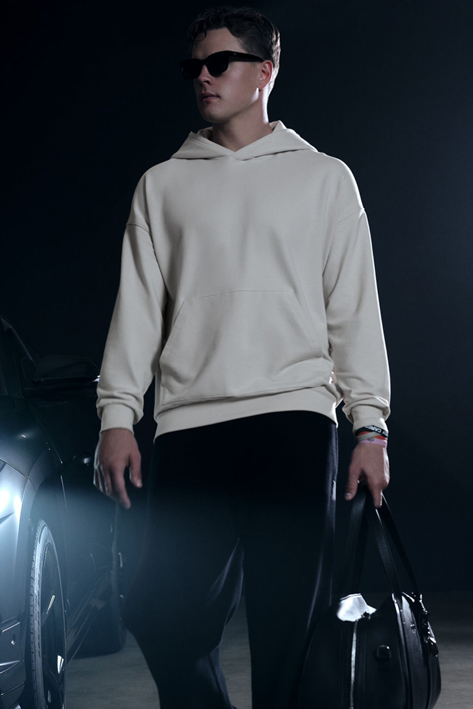 Double Take Hoodie - Bone--0