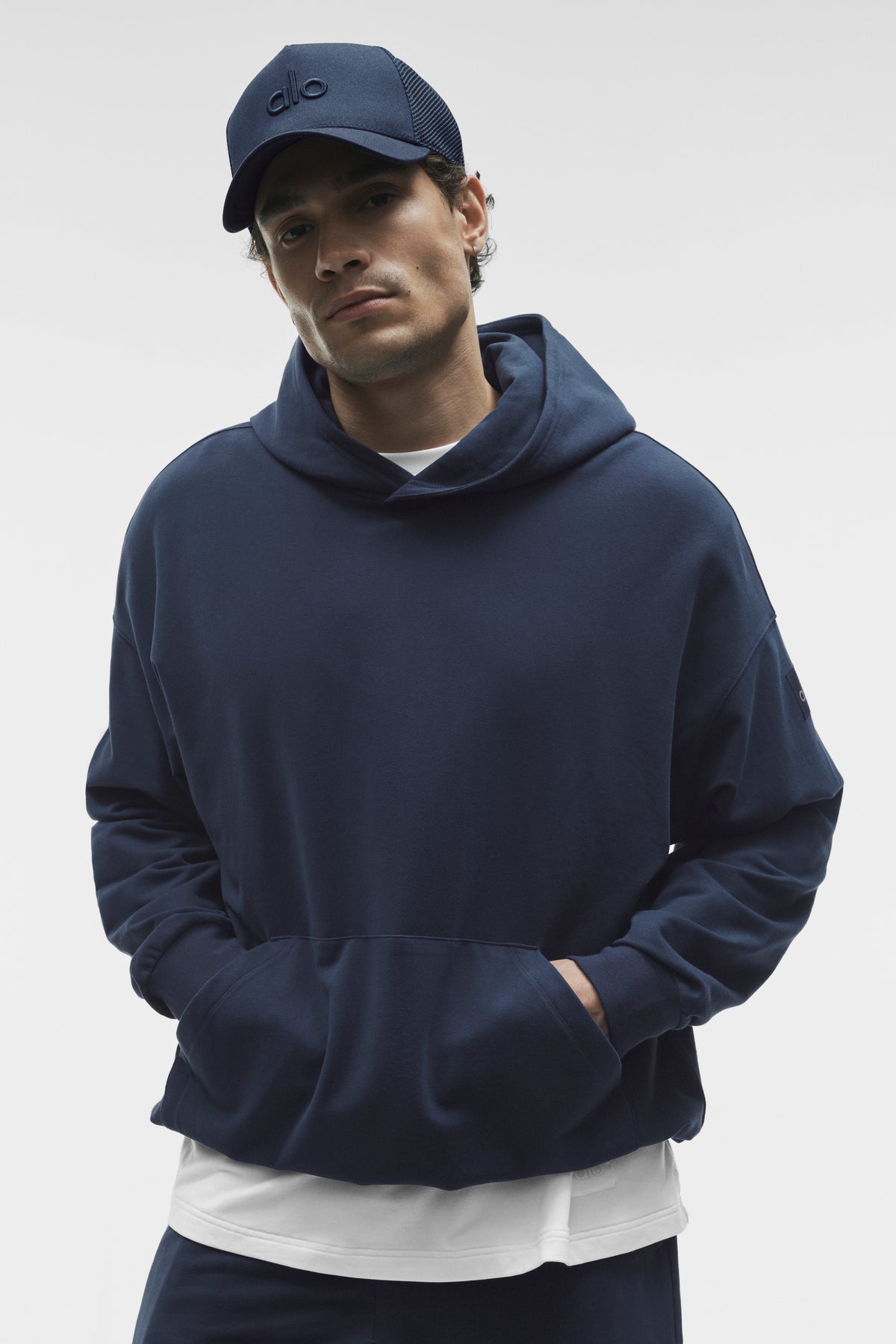 Double Take Hoodie - Navy--2