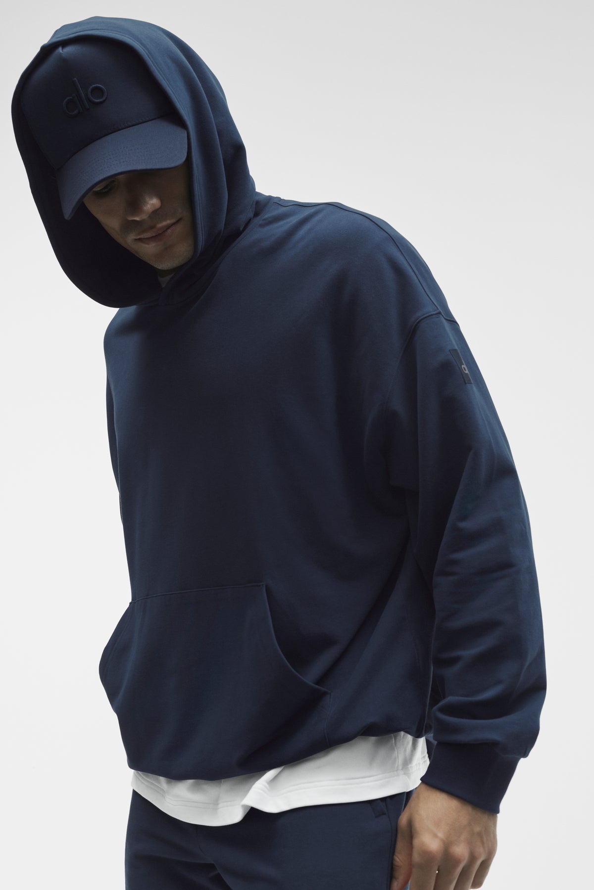 Double Take Hoodie - Navy--3