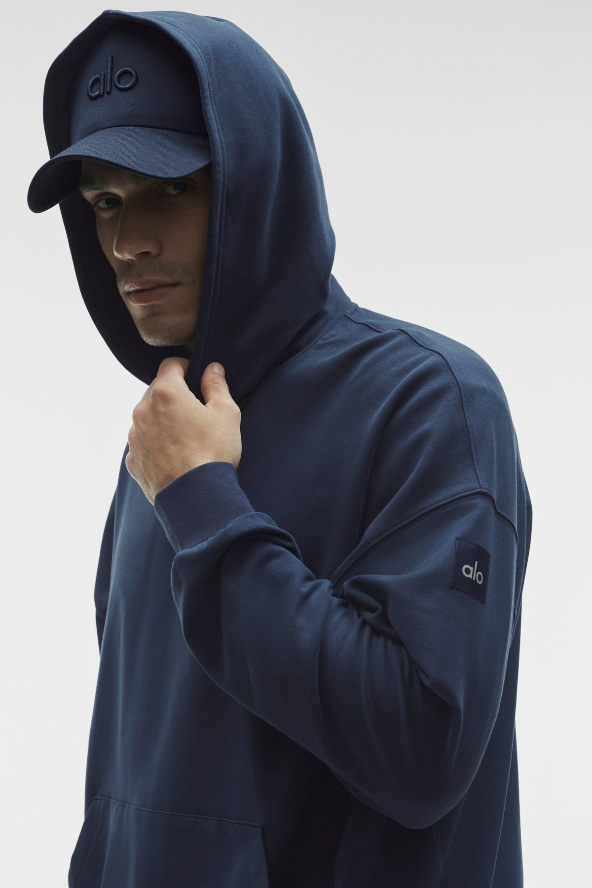 Double Take Hoodie - Navy--4