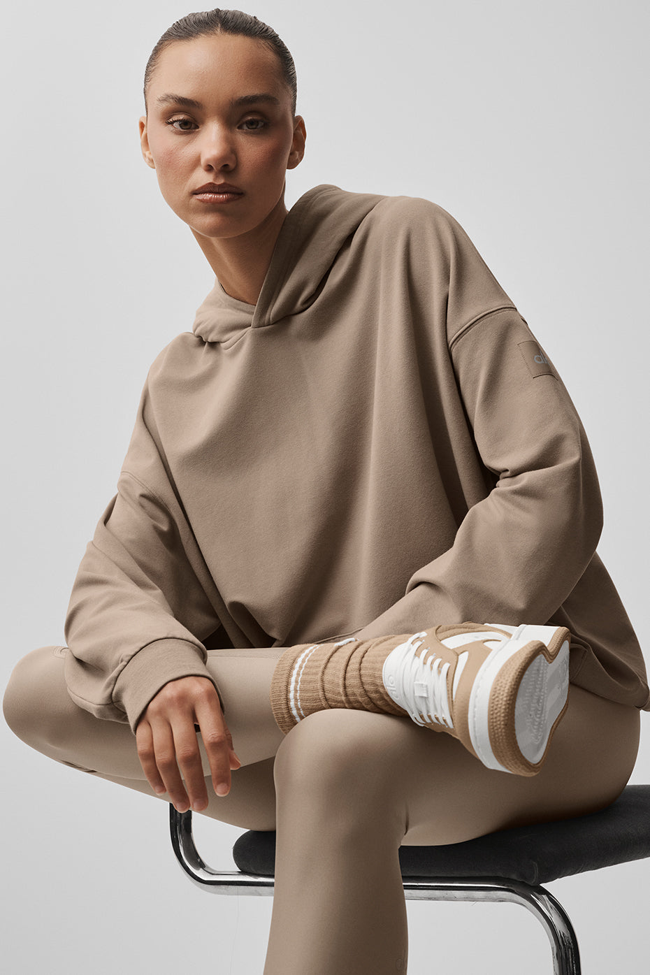 Double Take Hoodie - Gravel--3