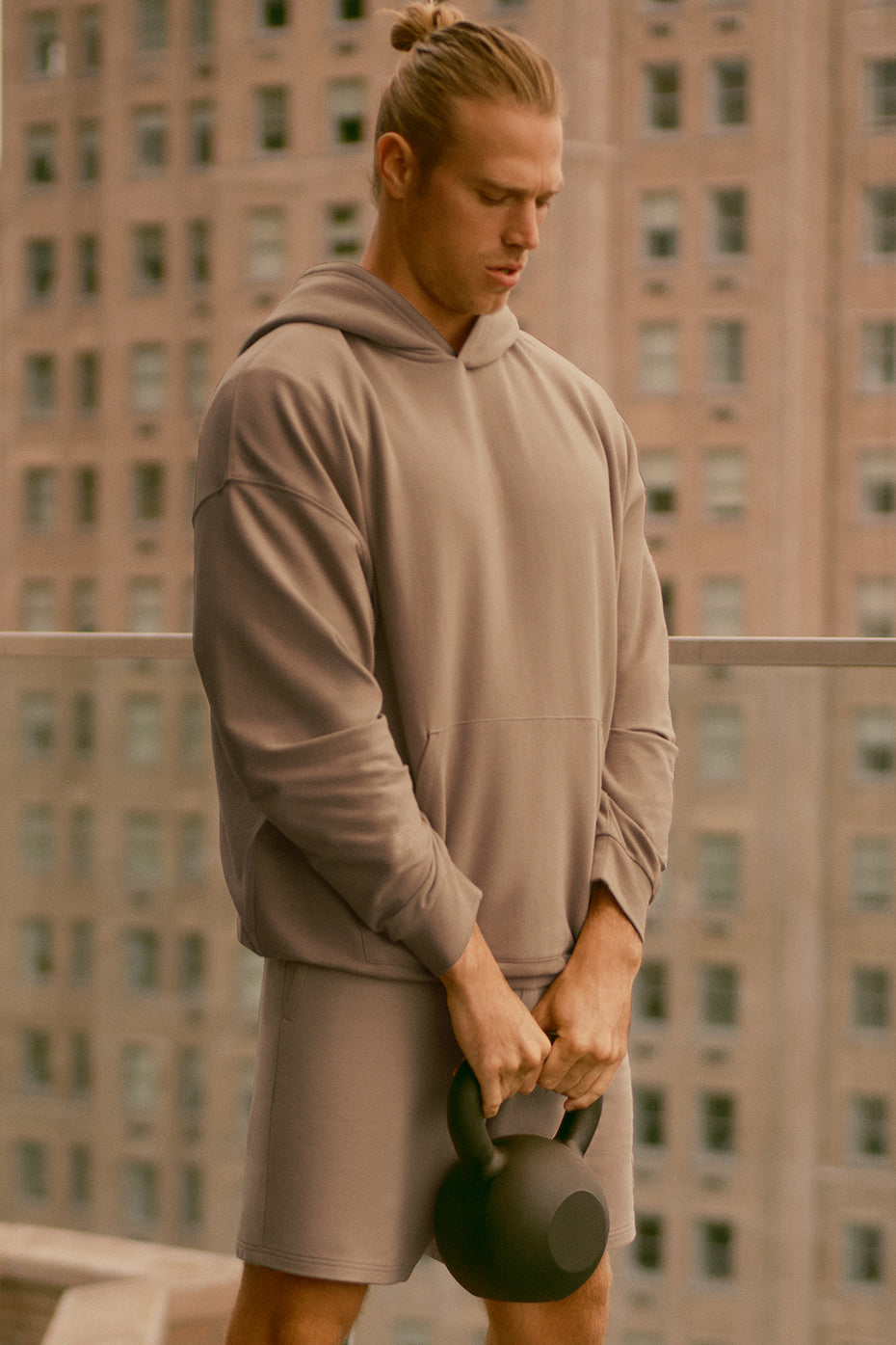 Double Take Hoodie - Gravel--0