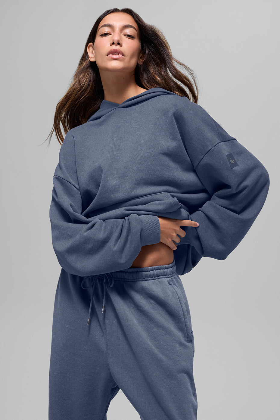 Chill Vintage Wash Hoodie - Bluestone Wash--0