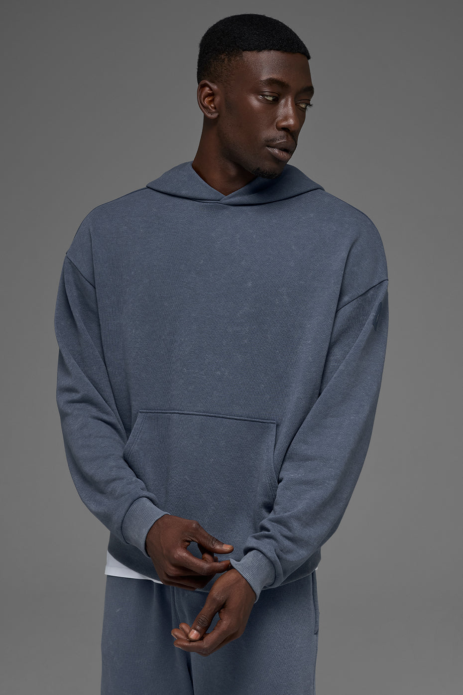 Chill Vintage Wash Hoodie - Bluestone Wash--0