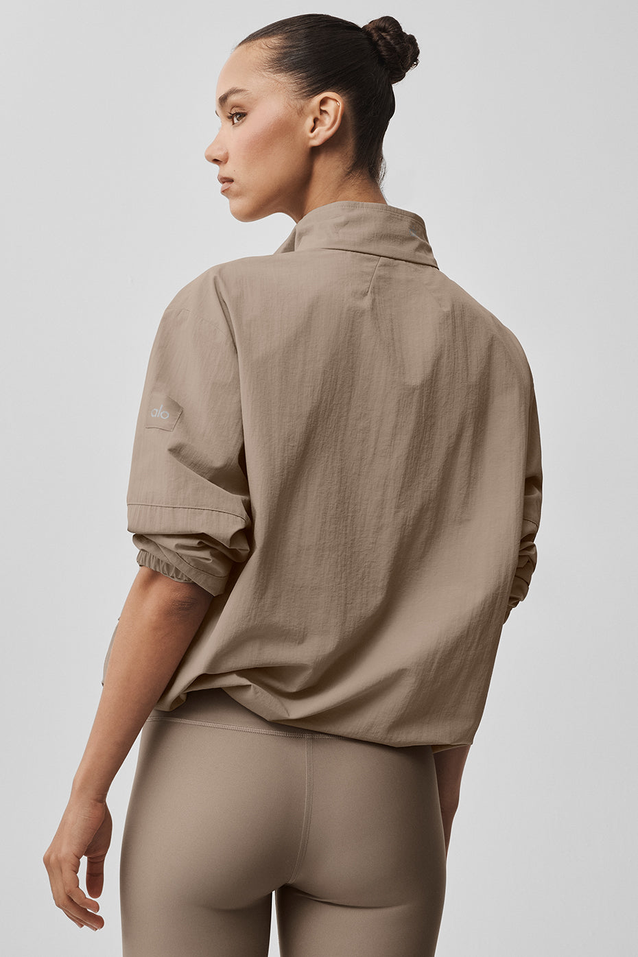Light Weight Takeaway Track Pullover - Gravel--2