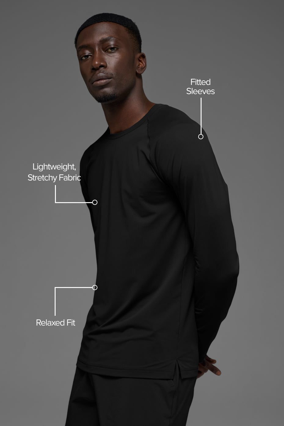 Idol Crewneck Long Sleeve - Black--1