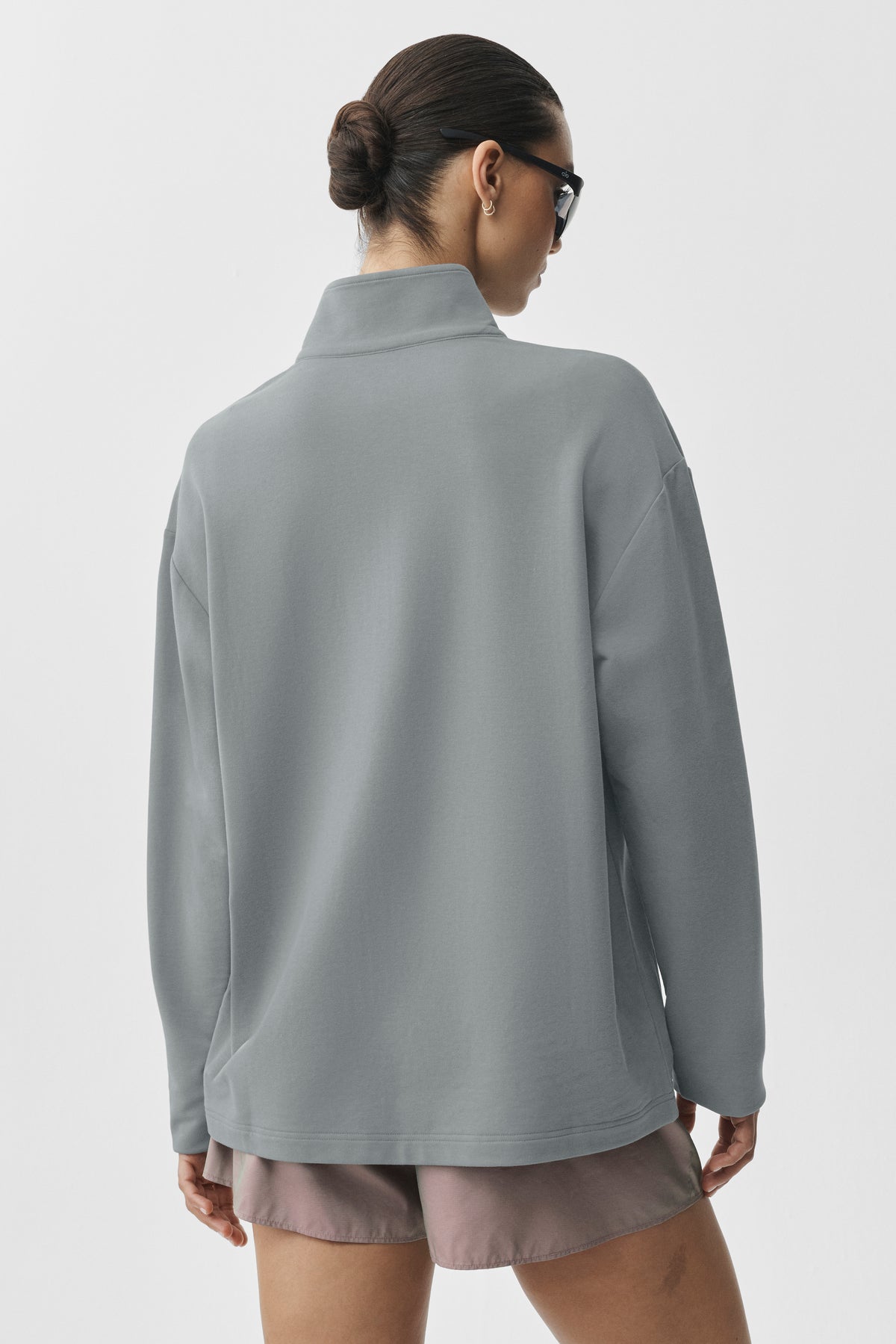 Double Take Long Sleeve 1/4 Zip - Monument--1