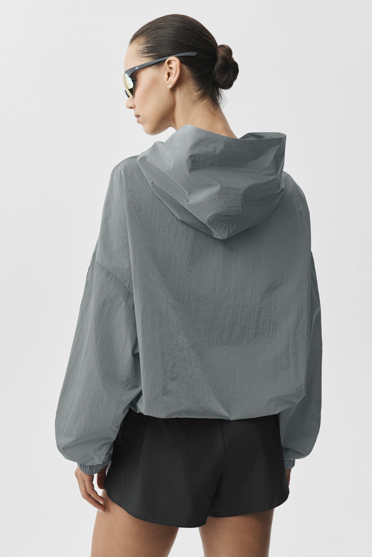 Axis Hooded Pullover - Monument--1