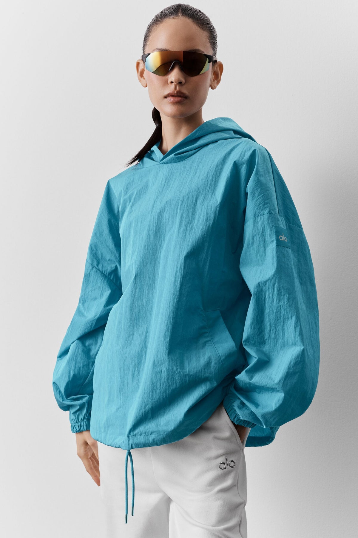 Axis Hooded Pullover - Blue Breeze--0