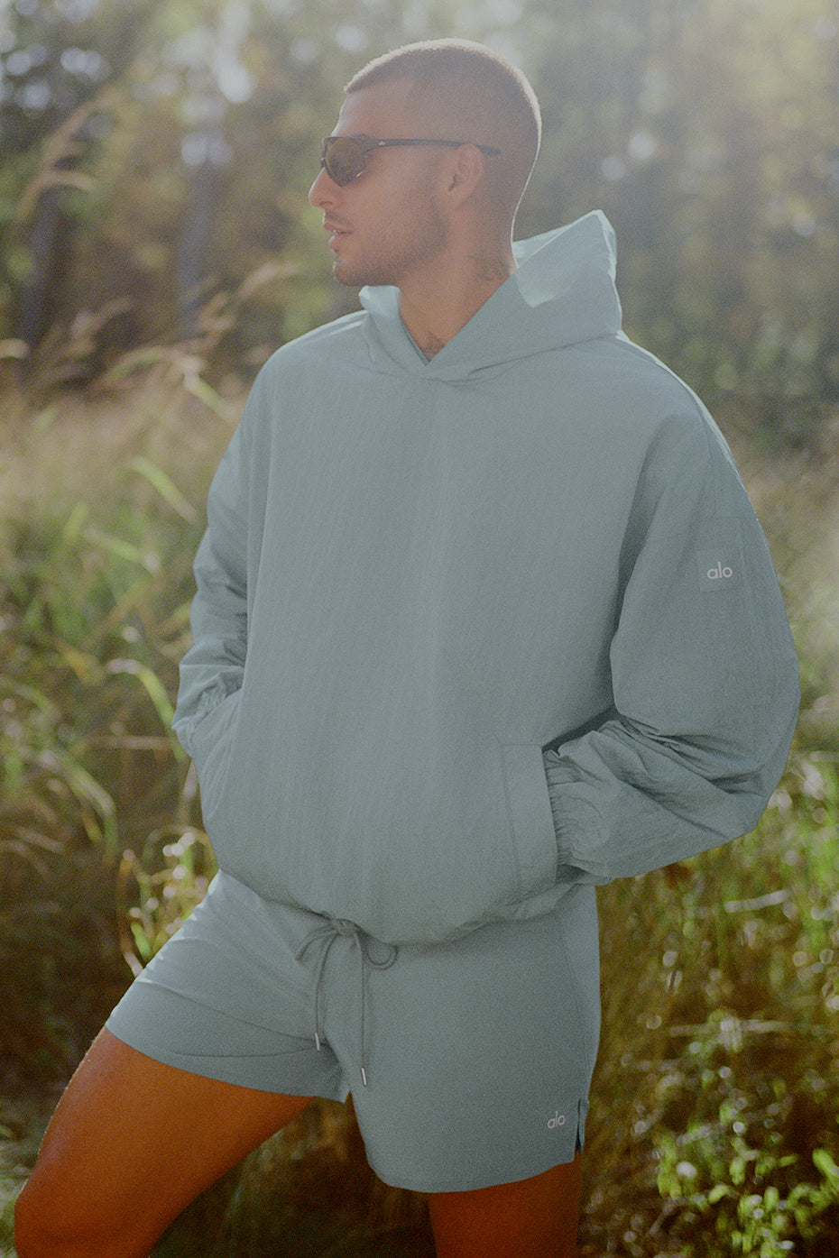 Axis Hooded Pullover - Desert Sage--0