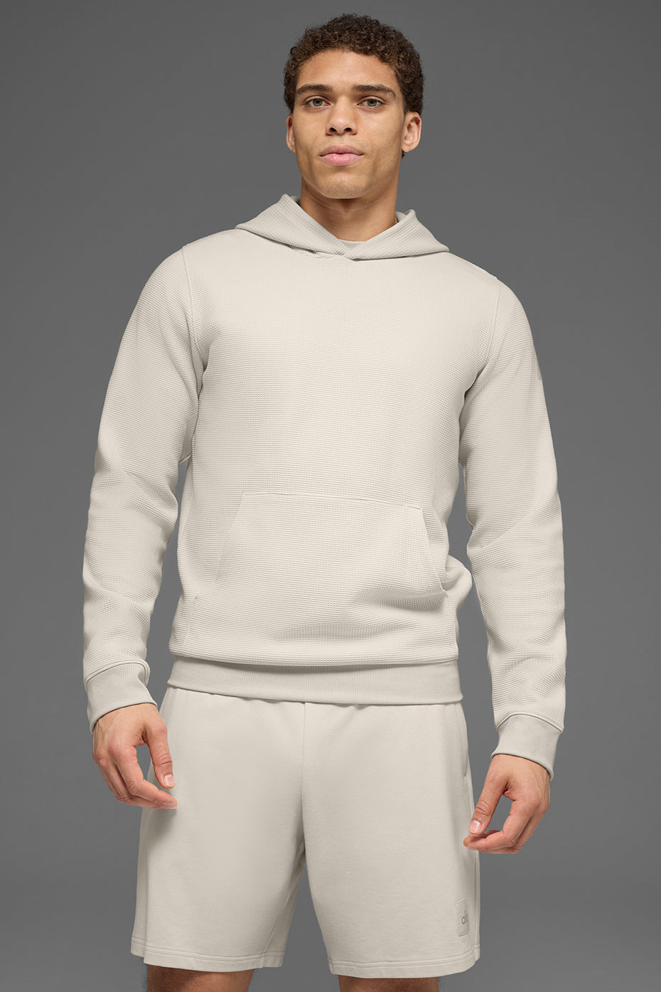 Waffle Lounge Hoodie - Bone--2