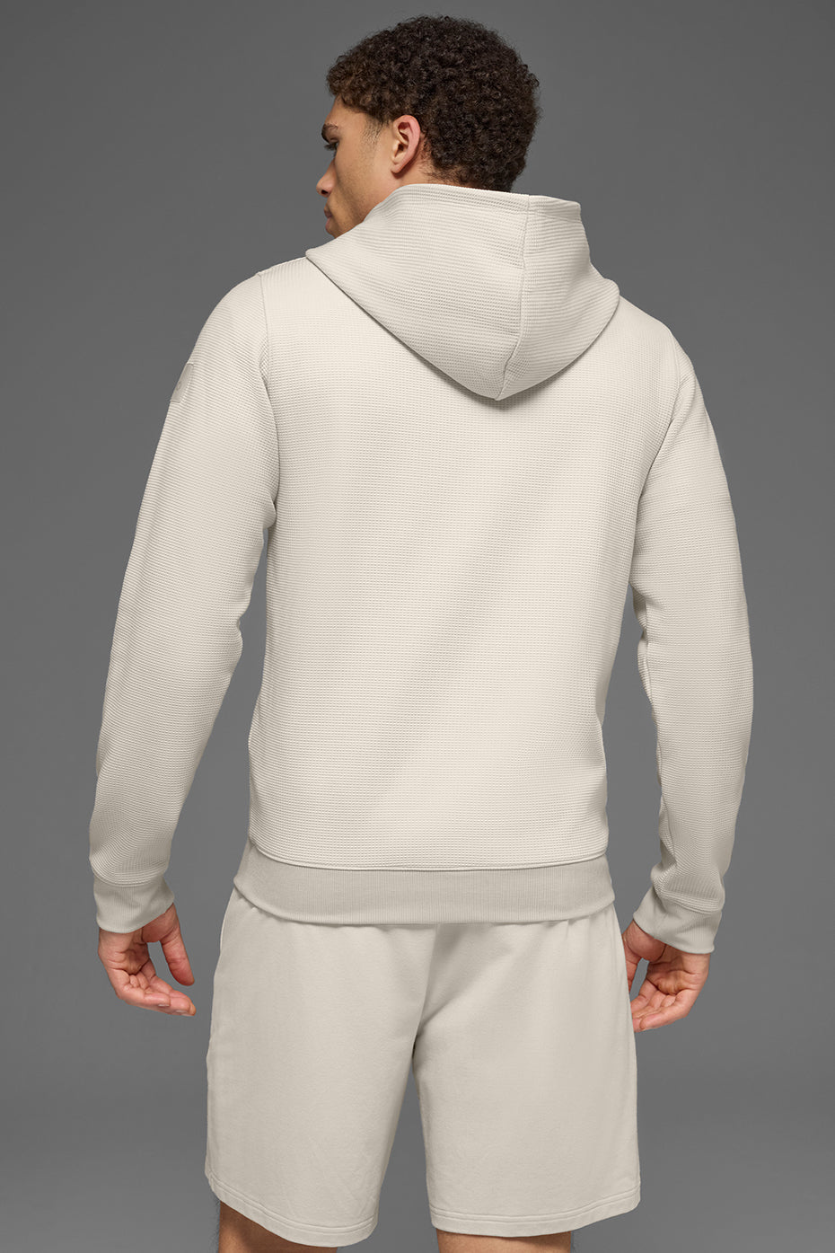 Waffle Lounge Hoodie - Bone--3