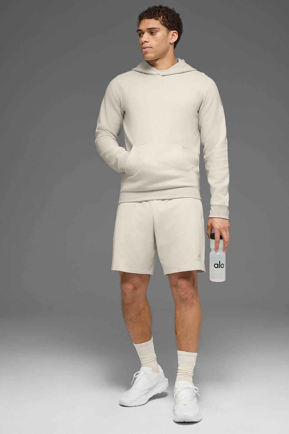 Waffle Lounge Hoodie - Bone--4