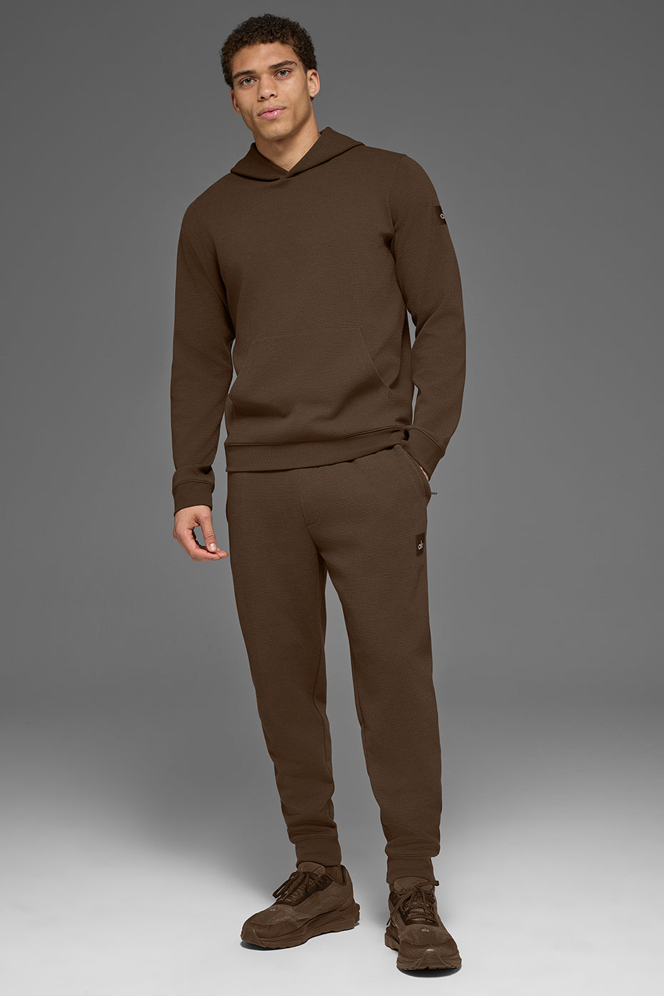 Waffle Lounge Hoodie - Espresso--5