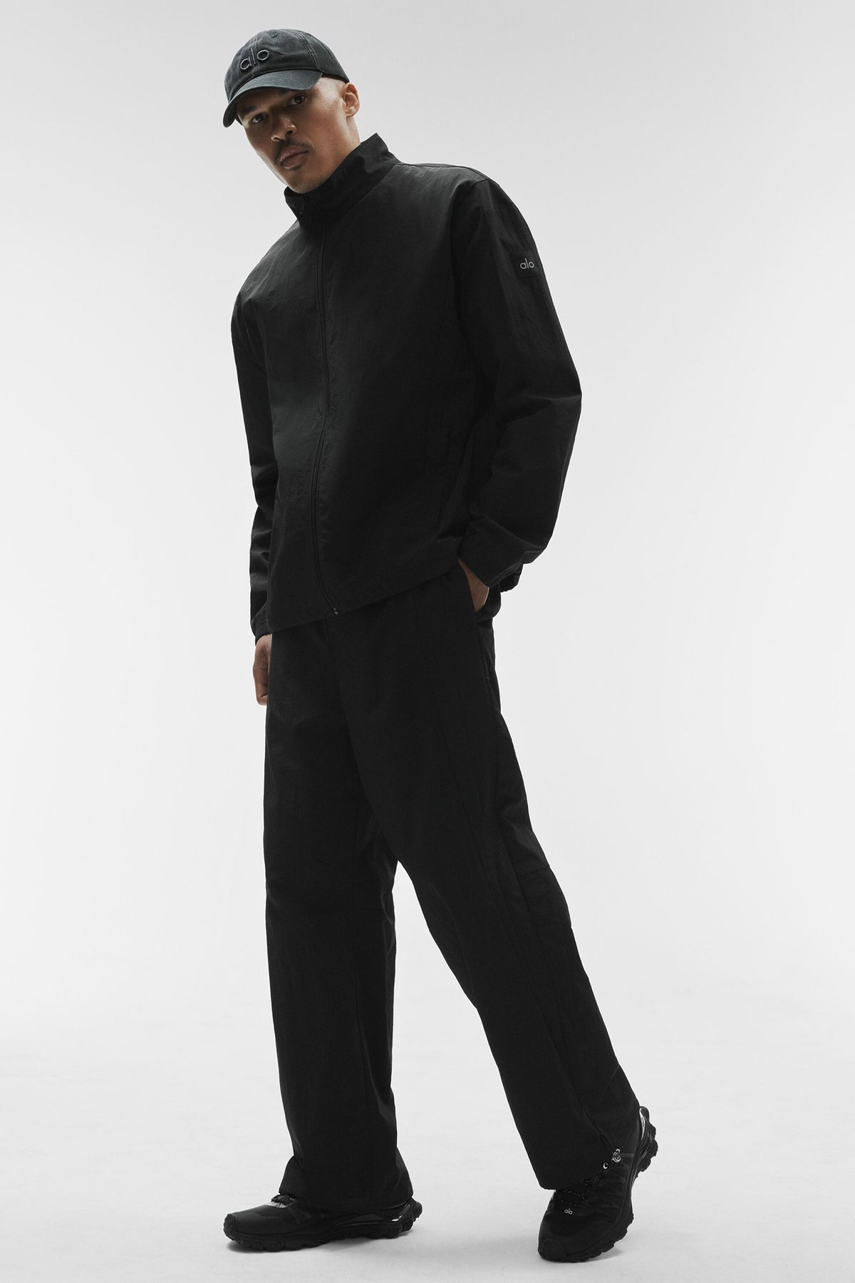 Takeaway Track Full Zip Jacket - Black--5