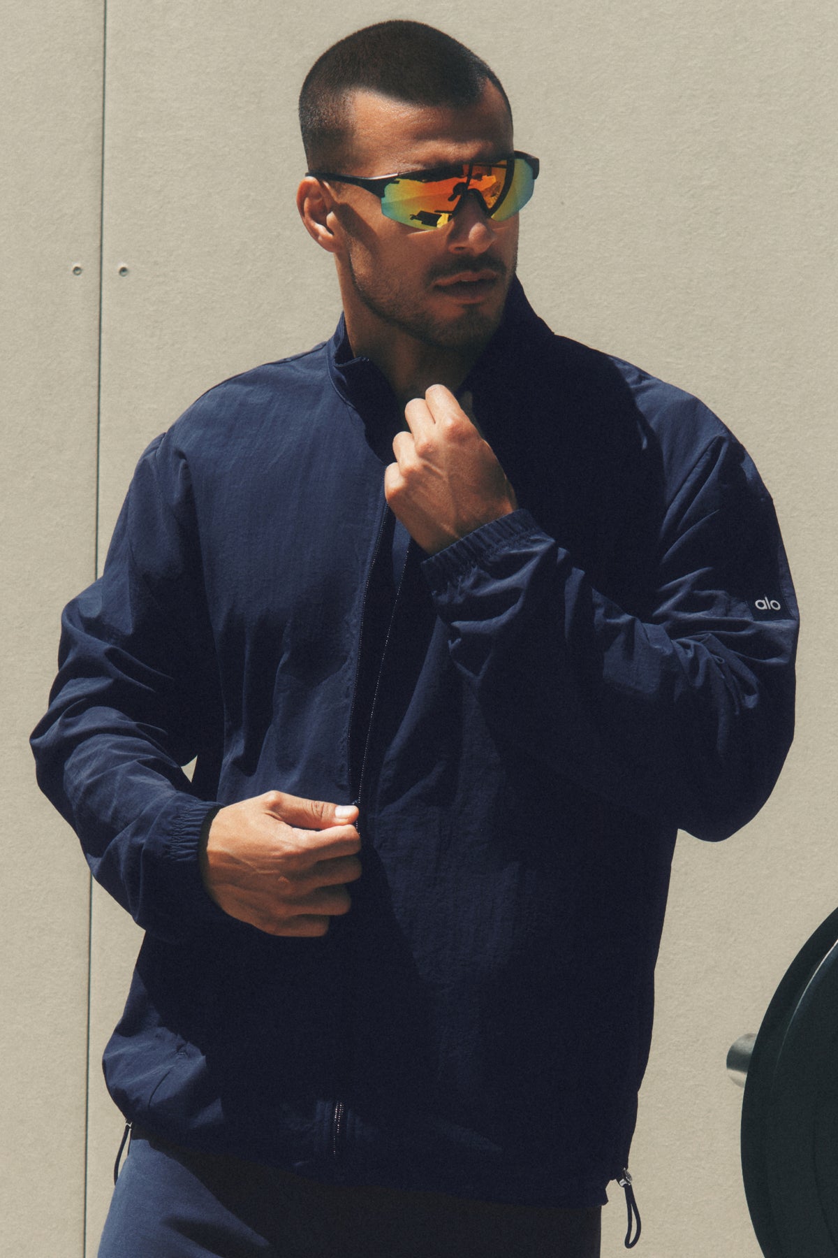 Takeaway Track Full Zip Jacket - Navy--0