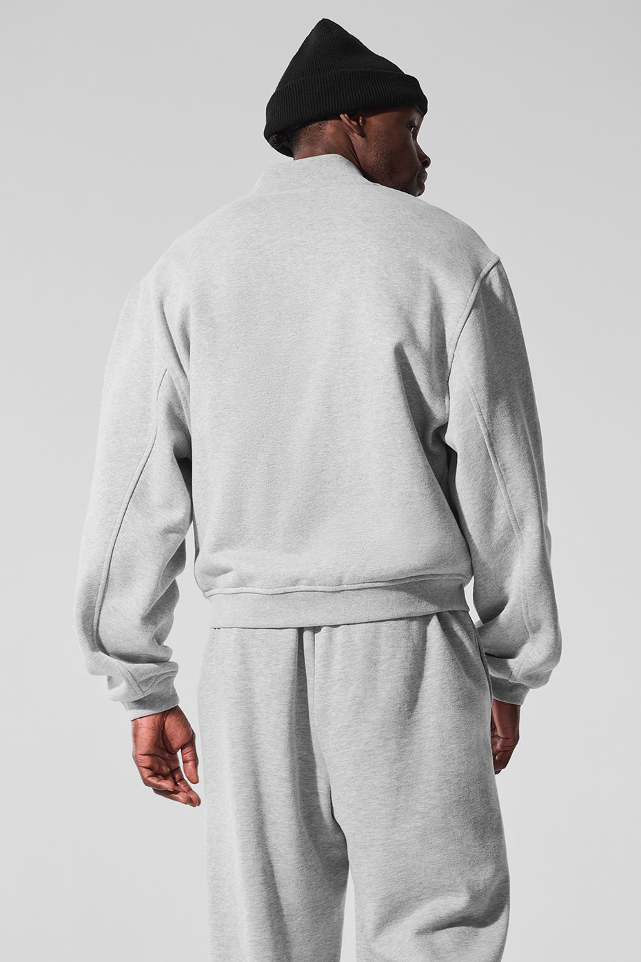 Renown Varsity Jacket - Athletic Heather Grey--1