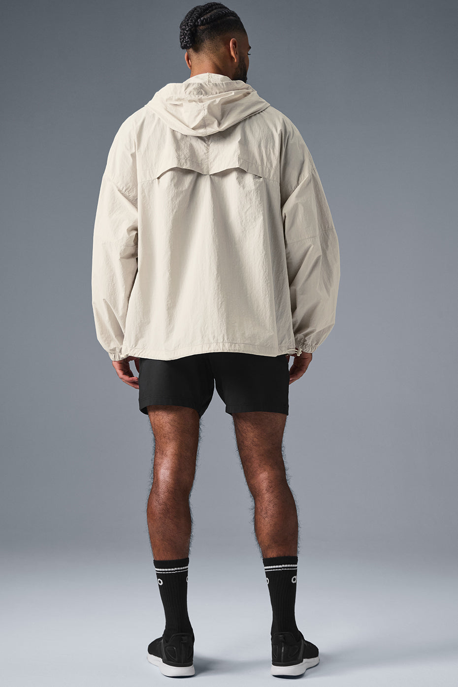 Vantage Nylon Ripstop Track Jacket - Bone--1