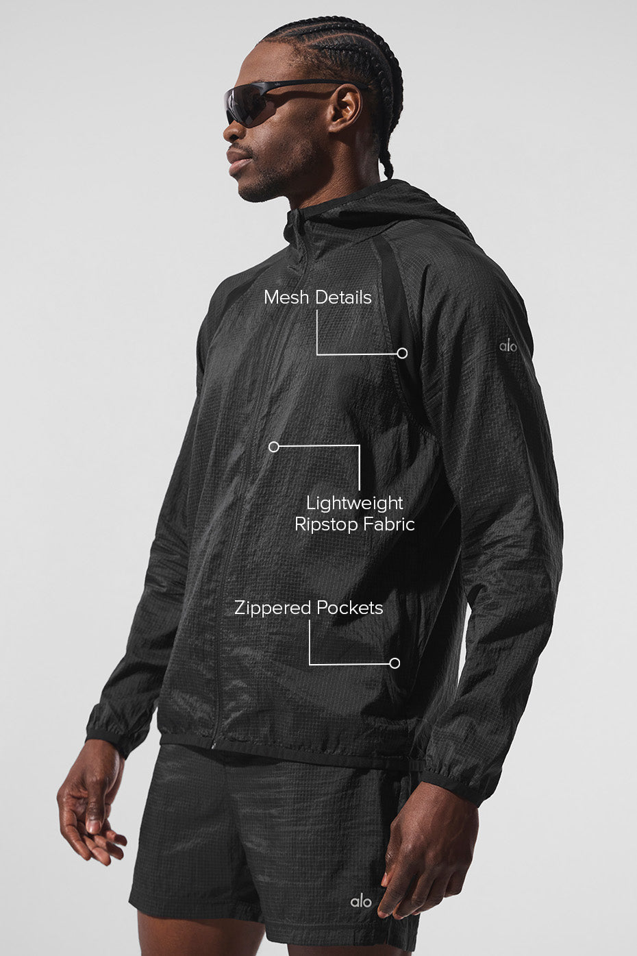 Game Time Ripstop Jacket - Black--1
