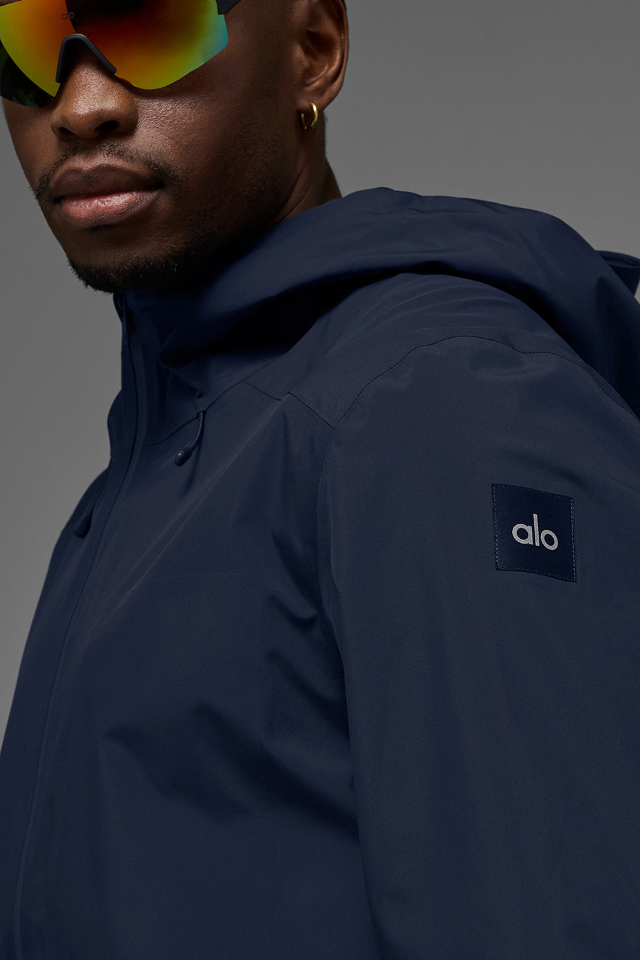 Alpha Shell Jacket - Navy--2