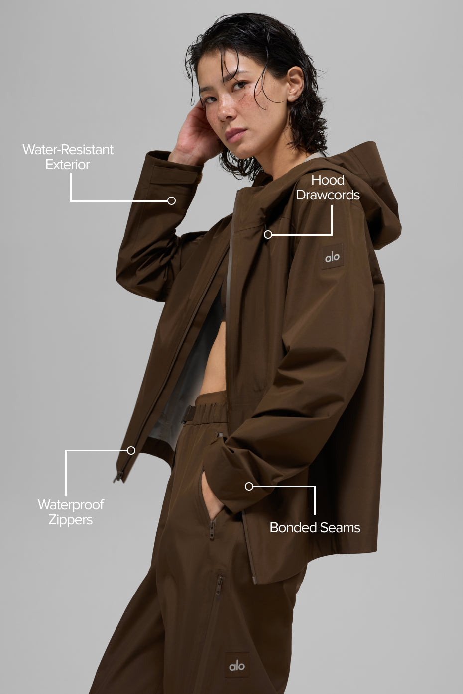 Alpha Shell Jacket - Espresso--1