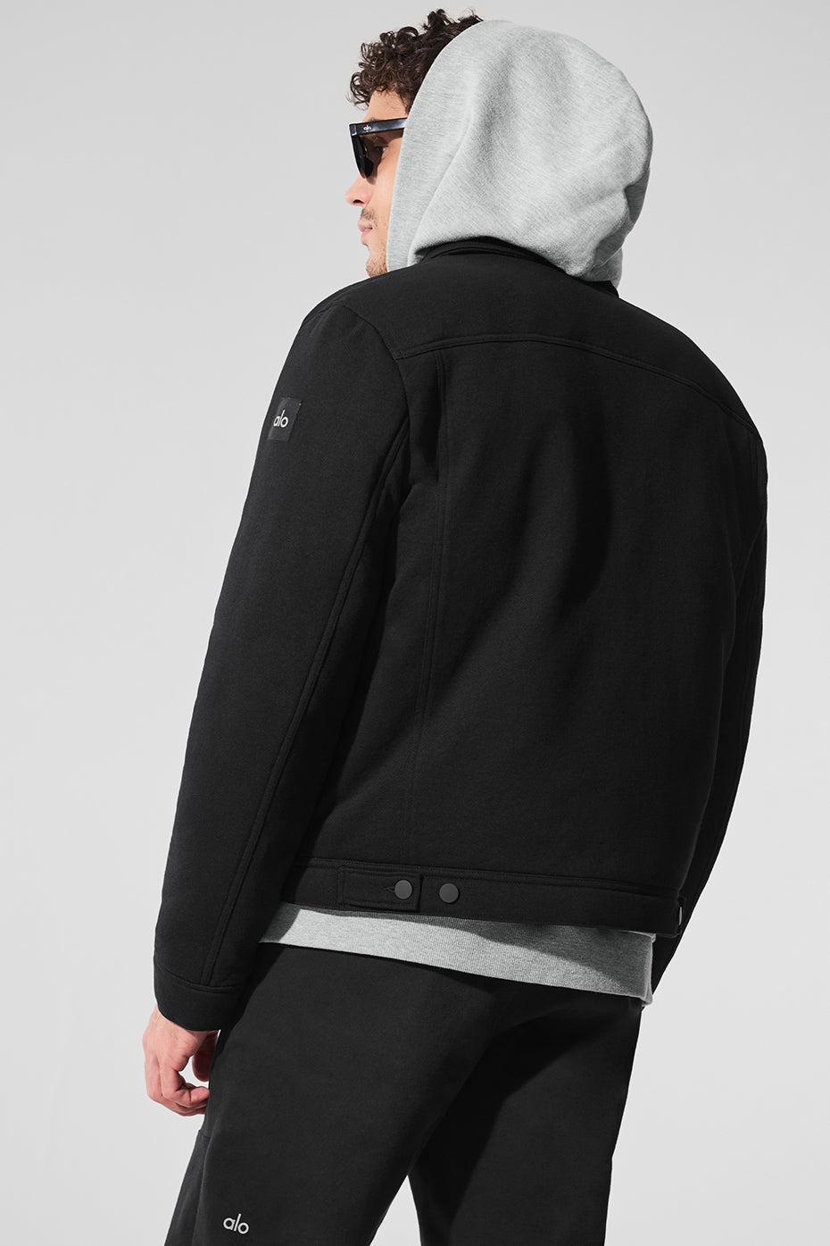 Ease Trucker Jacket - Black--2
