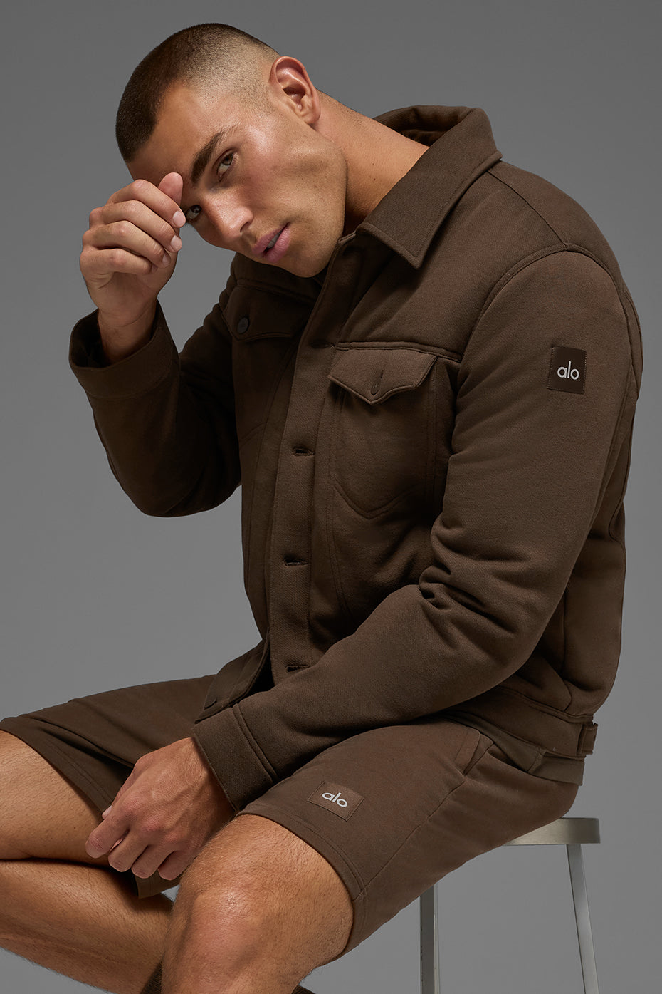 Ease Trucker Jacket - Espresso--3