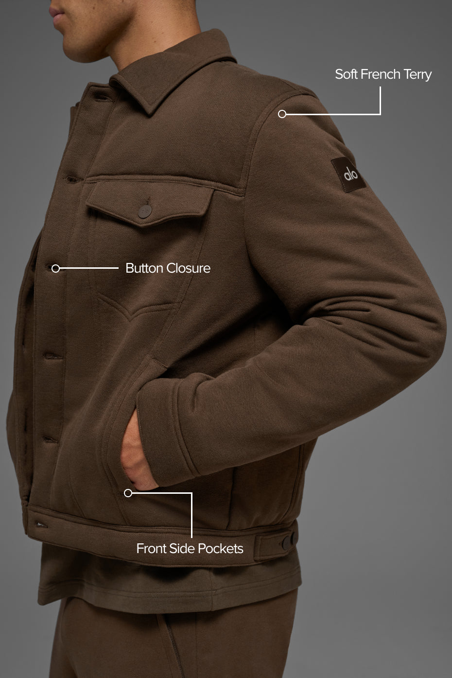 Ease Trucker Jacket - Espresso--1