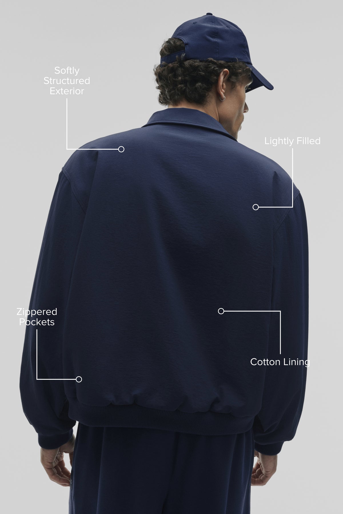 Duality Bomber Jacket - Navy--1
