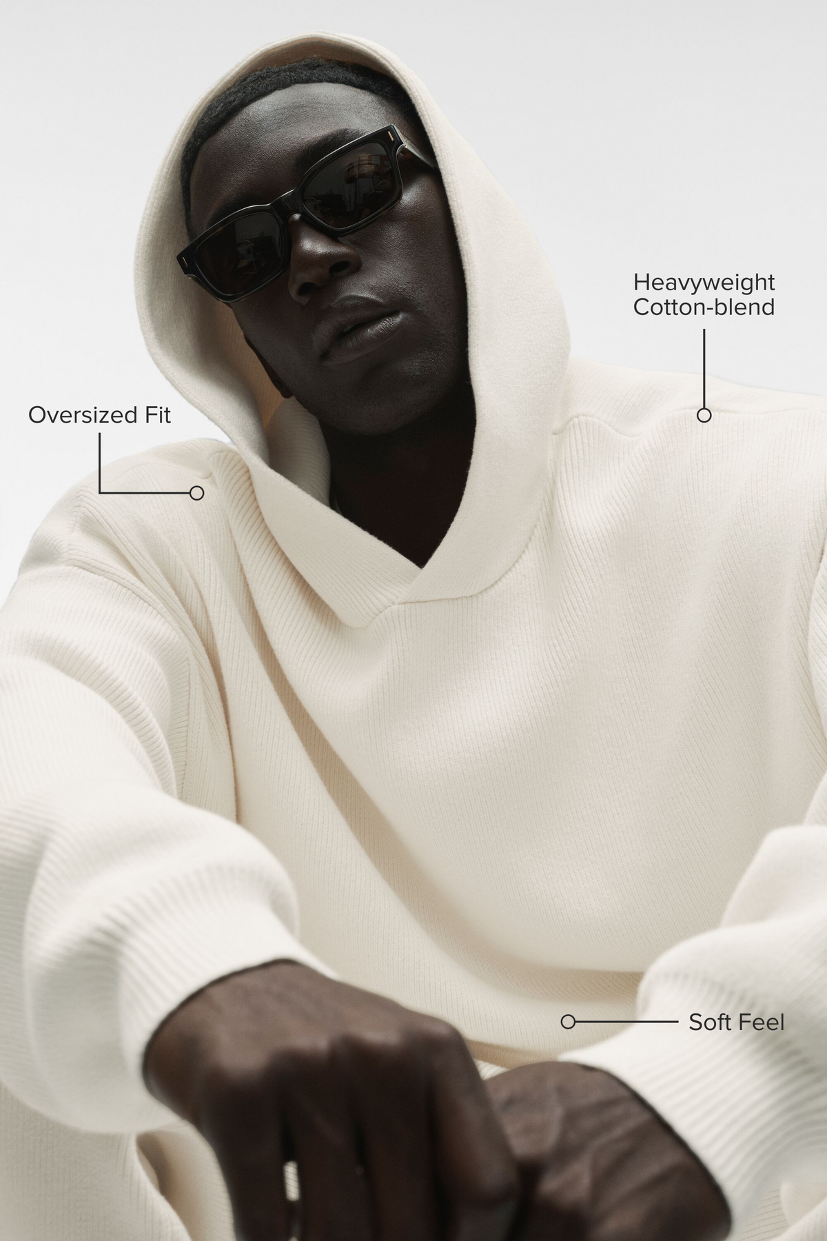 Scholar Hooded Sweater - Ivory--1