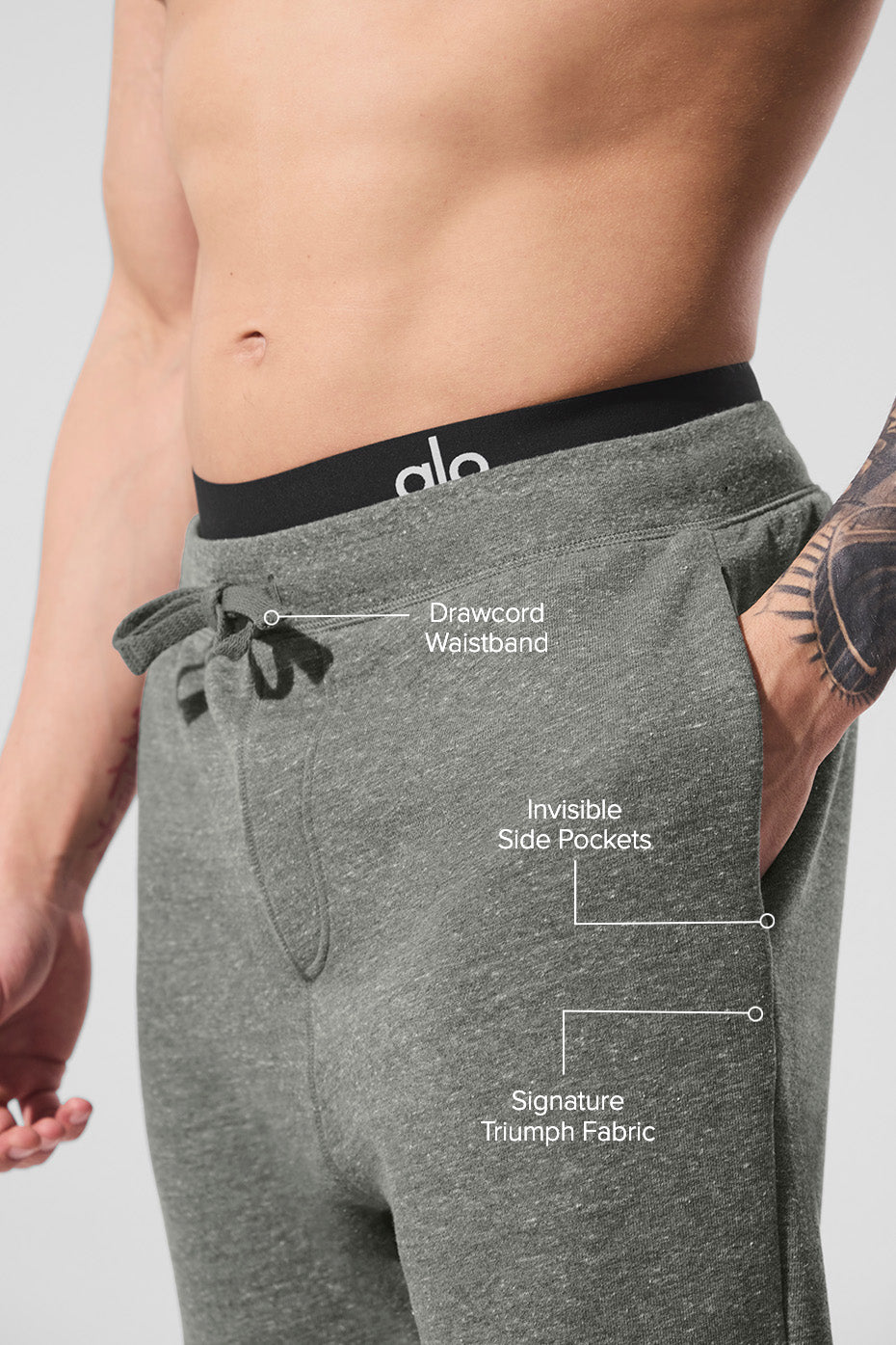 The Triumph Sweatpant - Grey Triblend--1