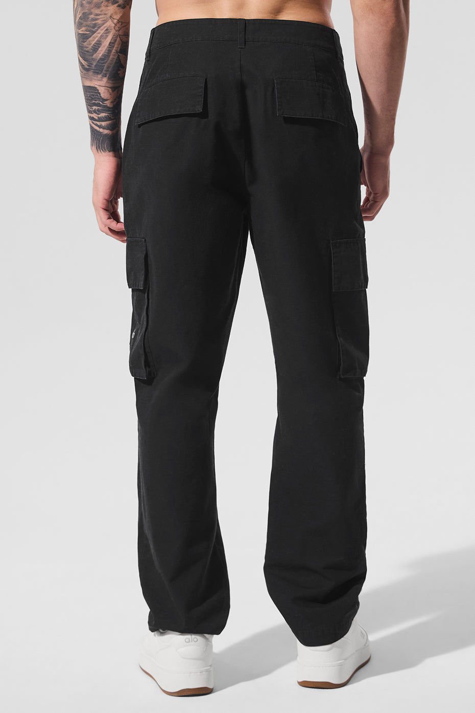 Cargo Ripstop Trouser - Black--2
