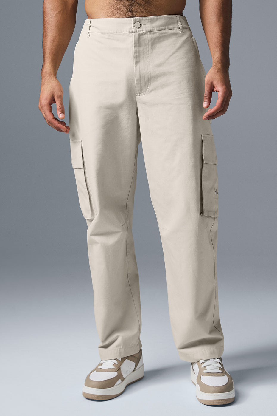 Cargo Ripstop Trouser - Bone--0