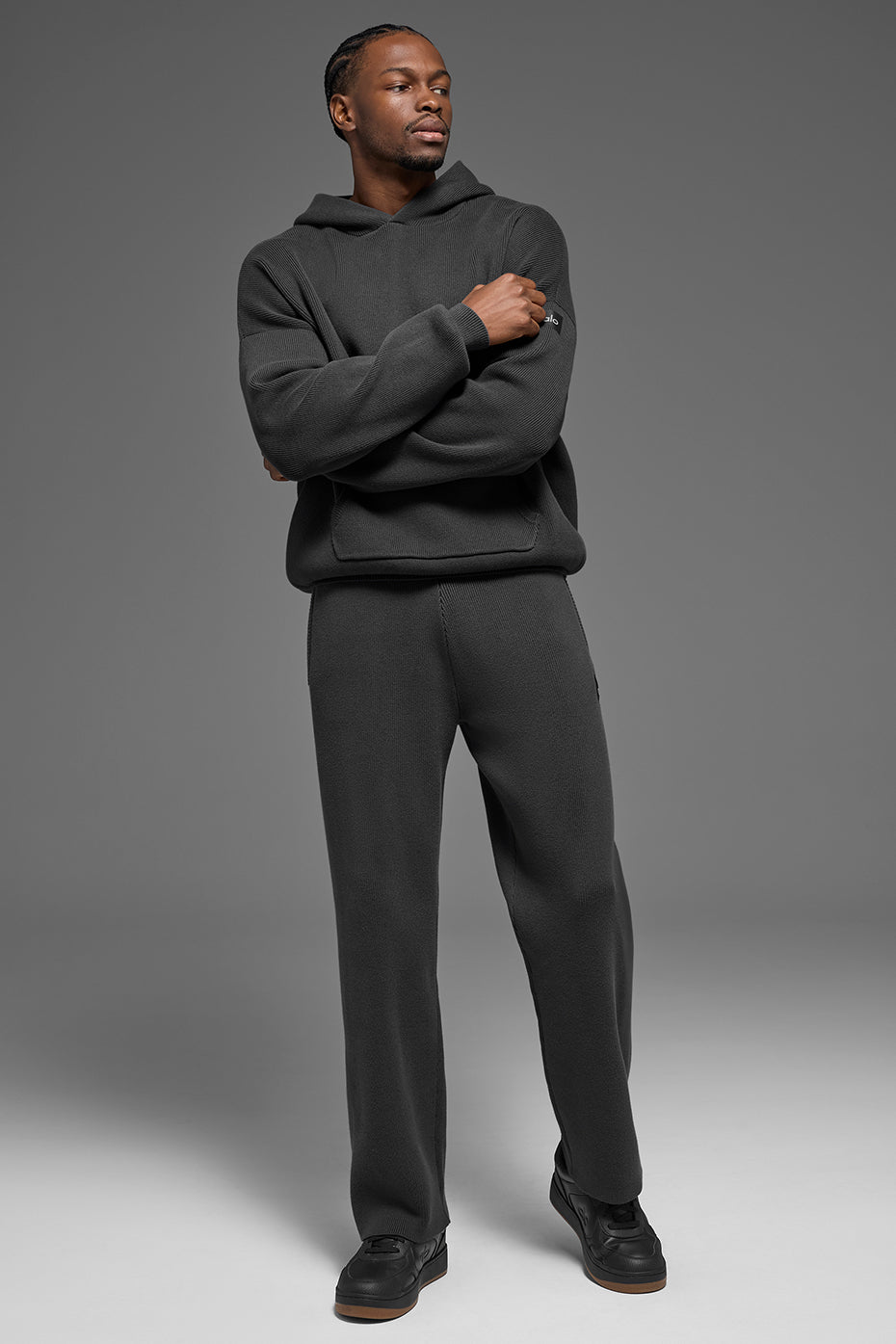 Scholar Straight Leg Sweatpant - Anthracite--4