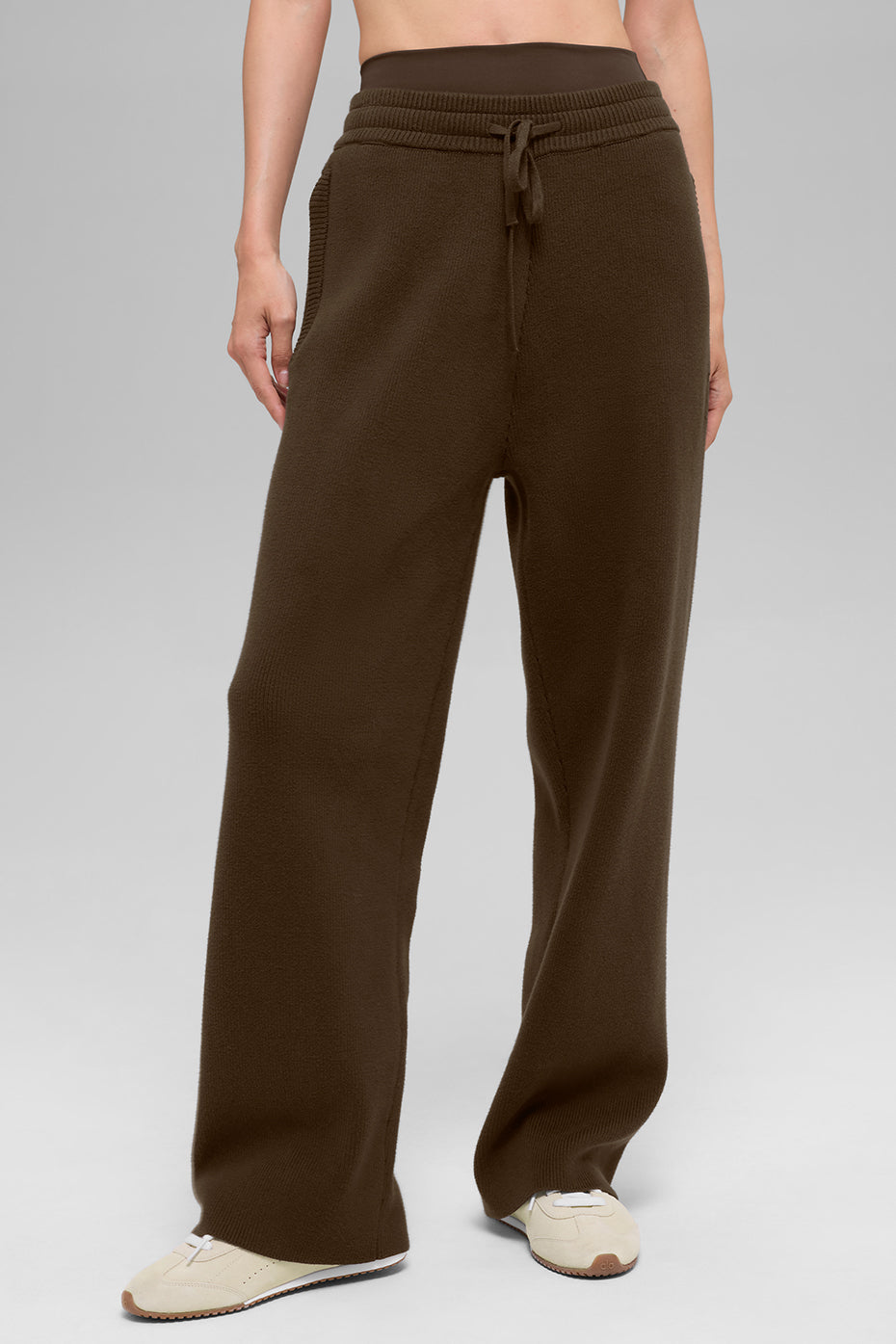 Scholar Straight Leg Sweatpant - Espresso--0