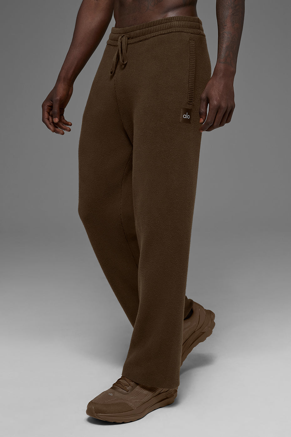 Scholar Straight Leg Sweatpant - Espresso--3