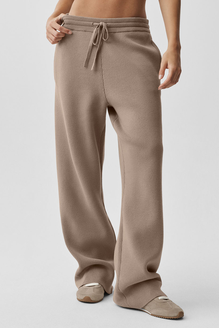 Scholar Straight Leg Sweatpant - Gravel--2