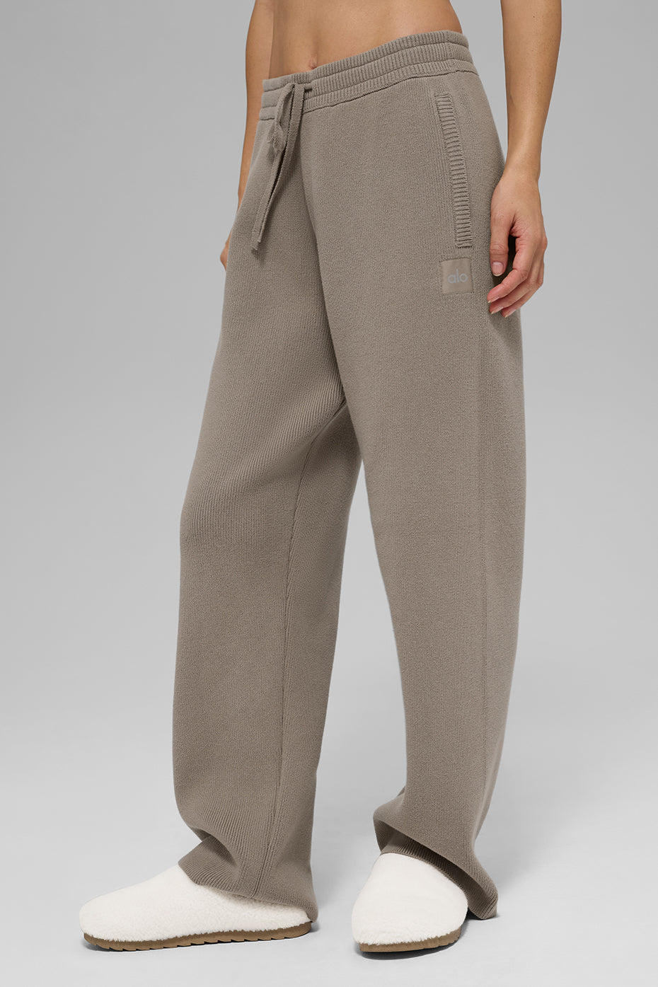 Scholar Straight Leg Sweatpant - Light Cocoa--0