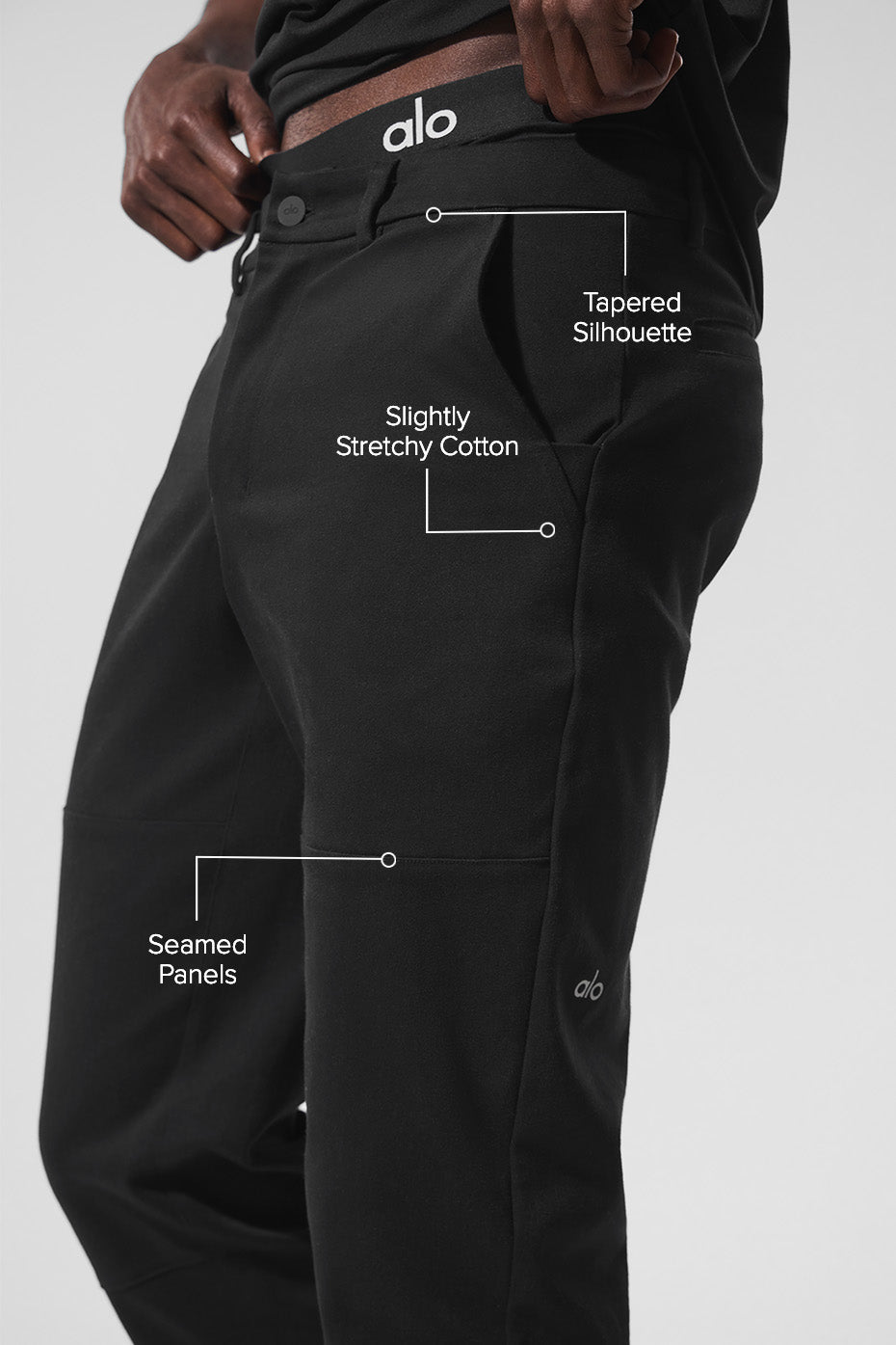 Edition Sueded Pant - Black--1