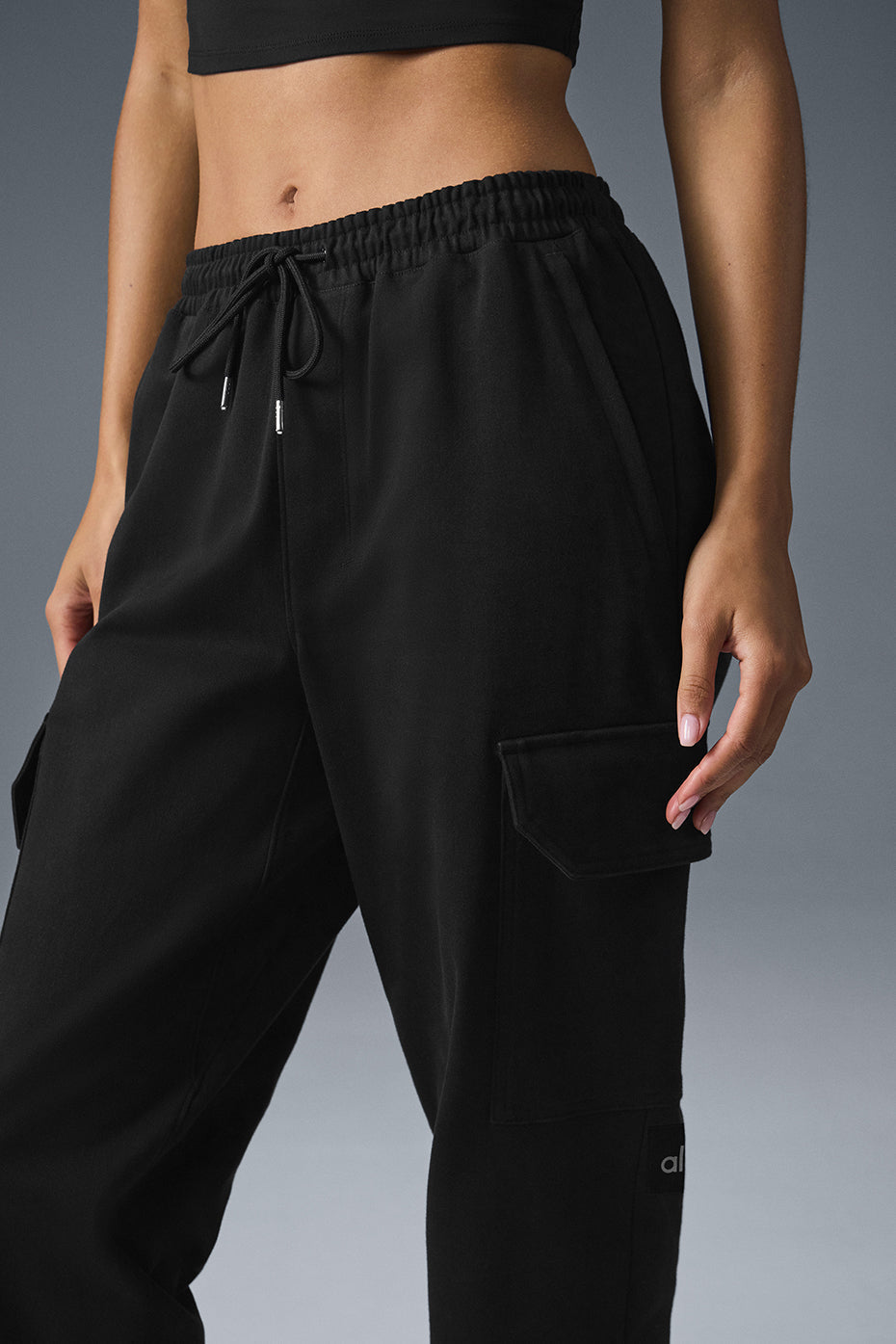 Edition Sueded Jogger - Black--3