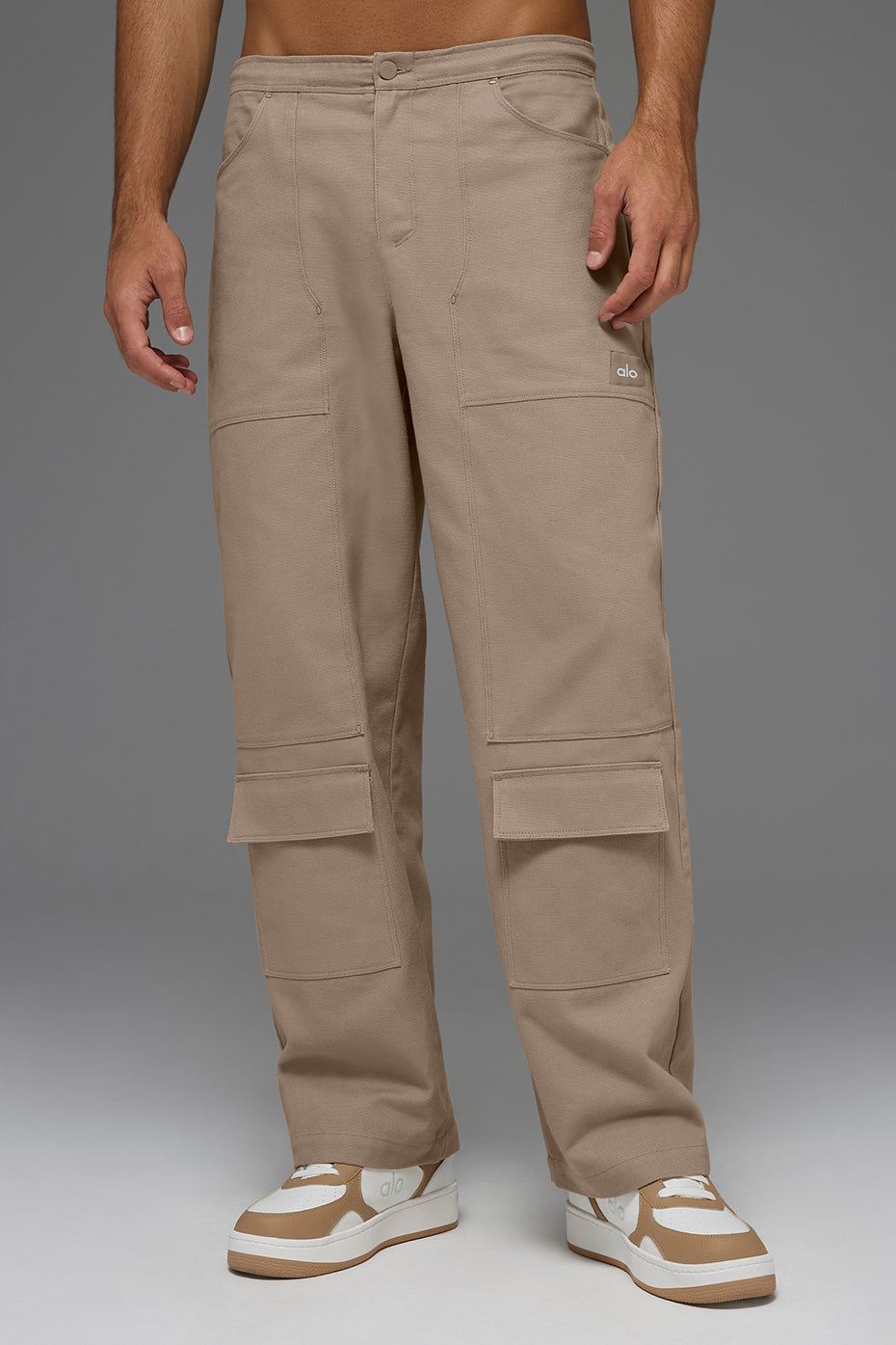 Cotton Canvas Carpenter Pant - Gravel--2