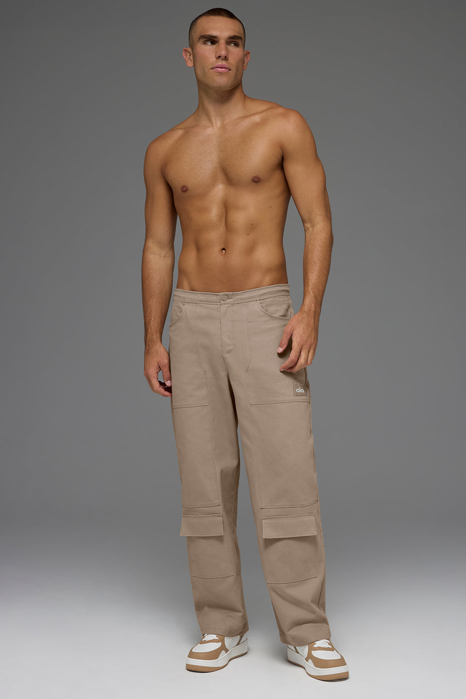 Cotton Canvas Carpenter Pant - Gravel--4